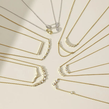 JAC Silver Stylish Minimalist Design 925 Sterling Silver Rhodium Plated Link Chain 5A Zirconia Waterdrop Pear Shape Pendant Necklace