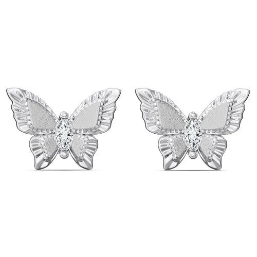JAC Silver Fashion Fine Trend Design Jewellery S925 Silver Women Jewelry Accessories 5A Zirconia Butterfly Stud Earrings