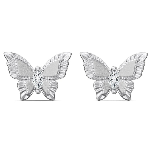 JAC Silver Fashion Fine Trend Design Jewellery S925 Silver Women Jewelry Accessories 5A Zirconia Butterfly Stud Earrings