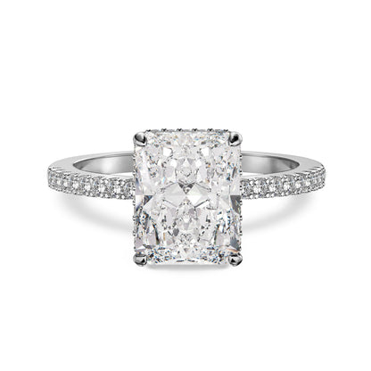 JAC Silver Women's 925 Sterling Silver Crushed Ice Ring